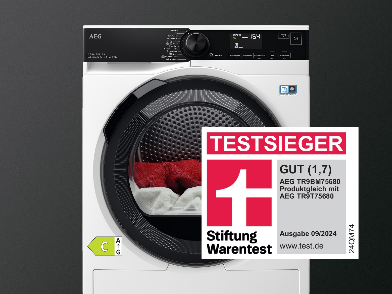 AEG Wäschetrockner TR9BM75680