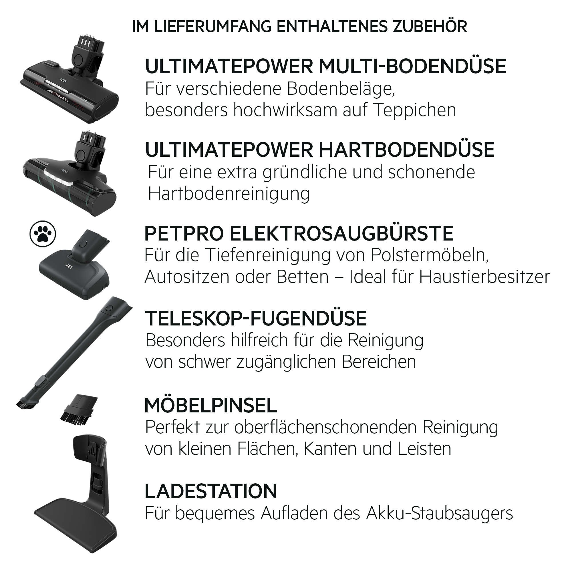 AEG - Akku-Staubsauger - AS52A212XN