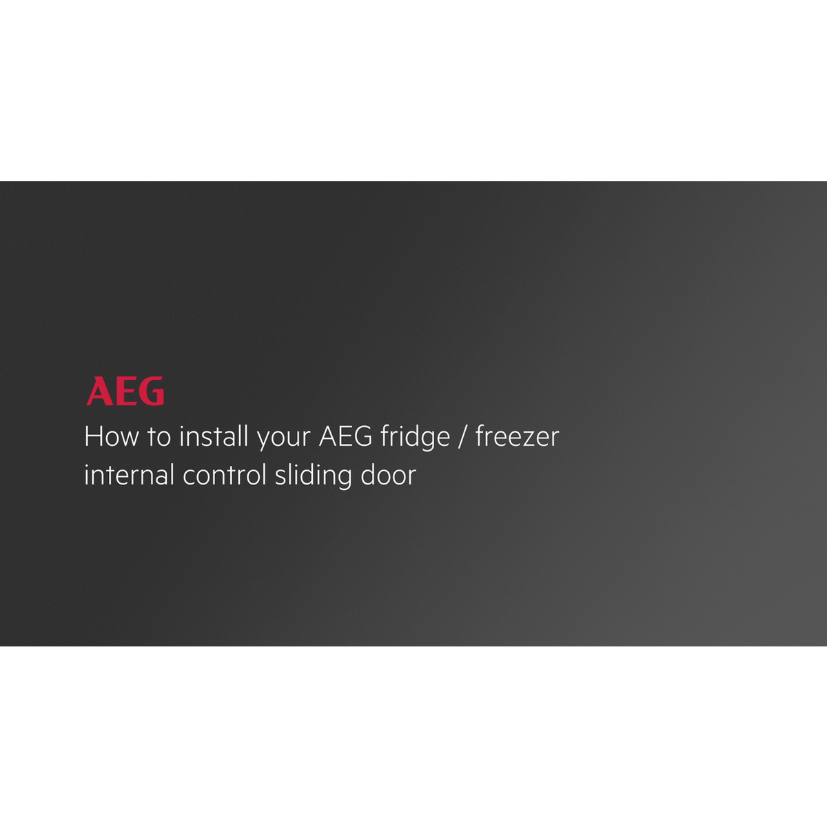 AEG - Einbau-Kühl-Gefrierkombinationen - G19FS