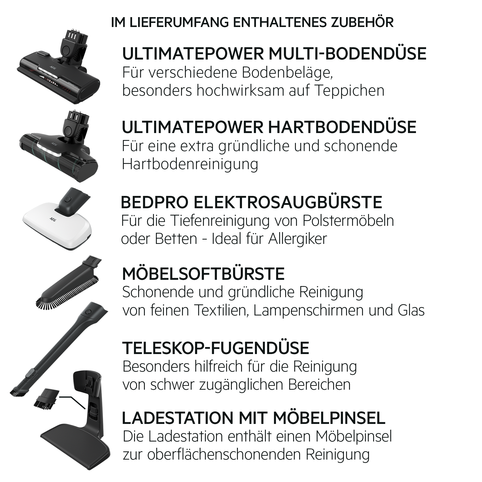 AEG - Akku-Staubsauger - AS52H212XN