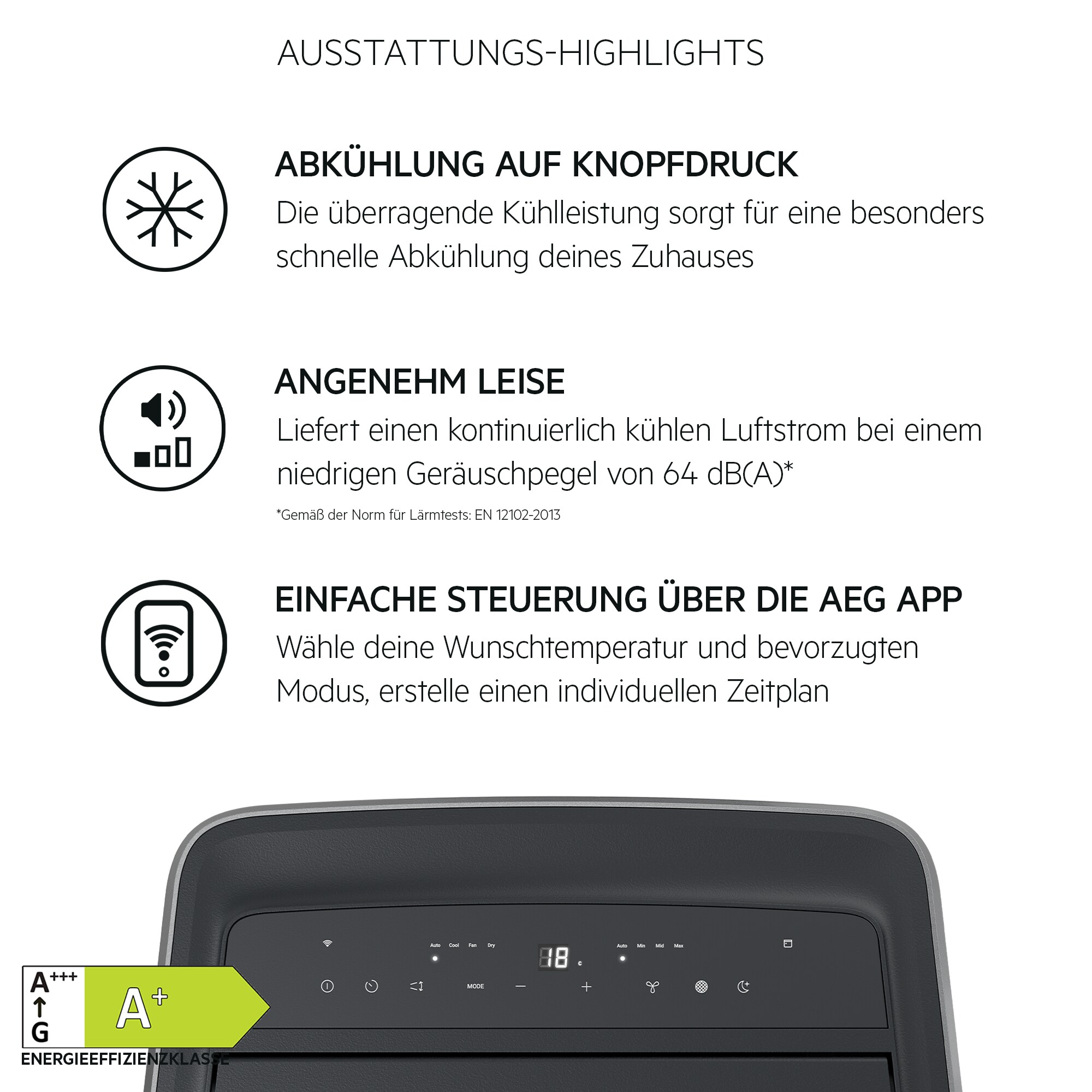 AEG - Mobile Klimageräte - AXP35U539CW