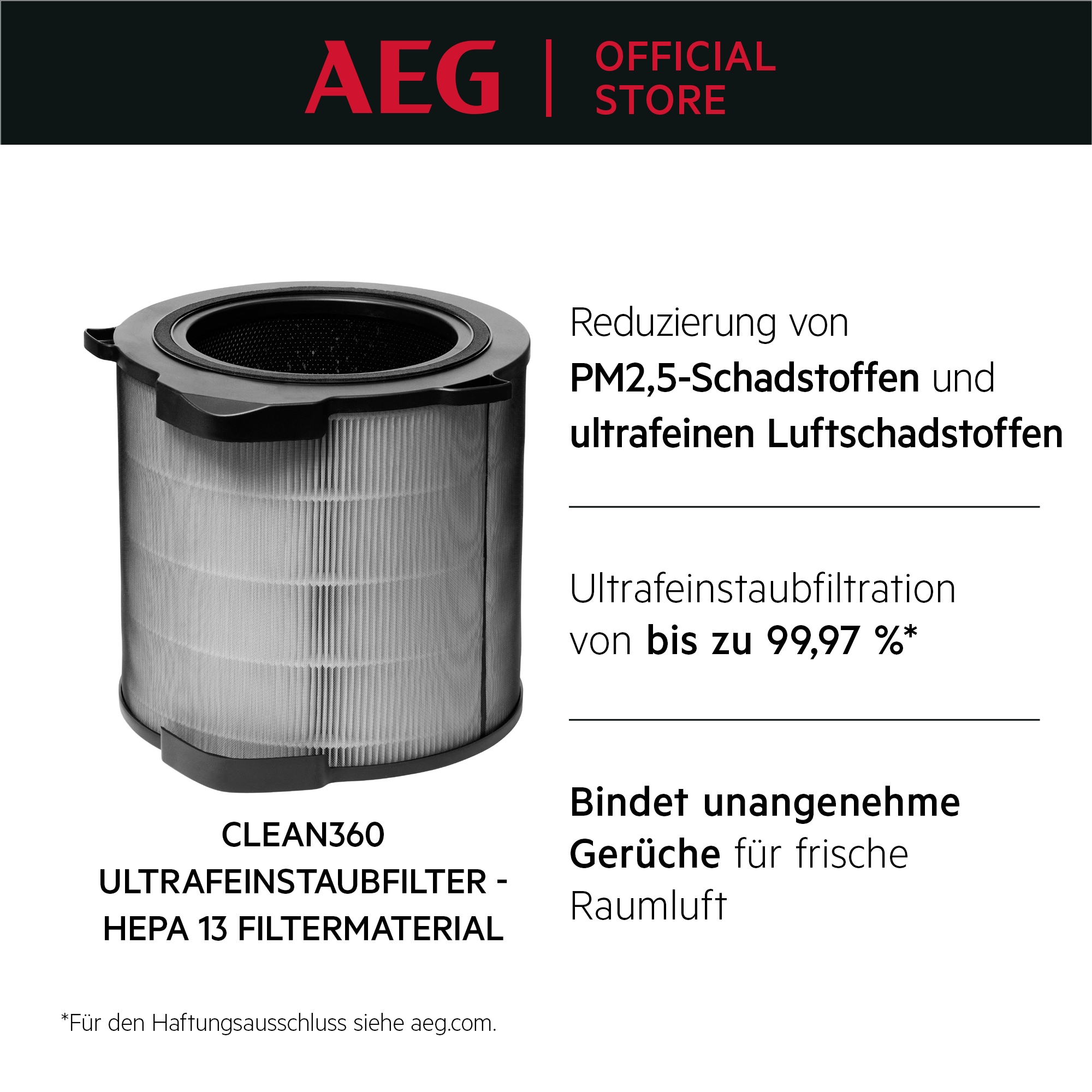 AEG - Filter für Luftreiniger - AFDCLN4