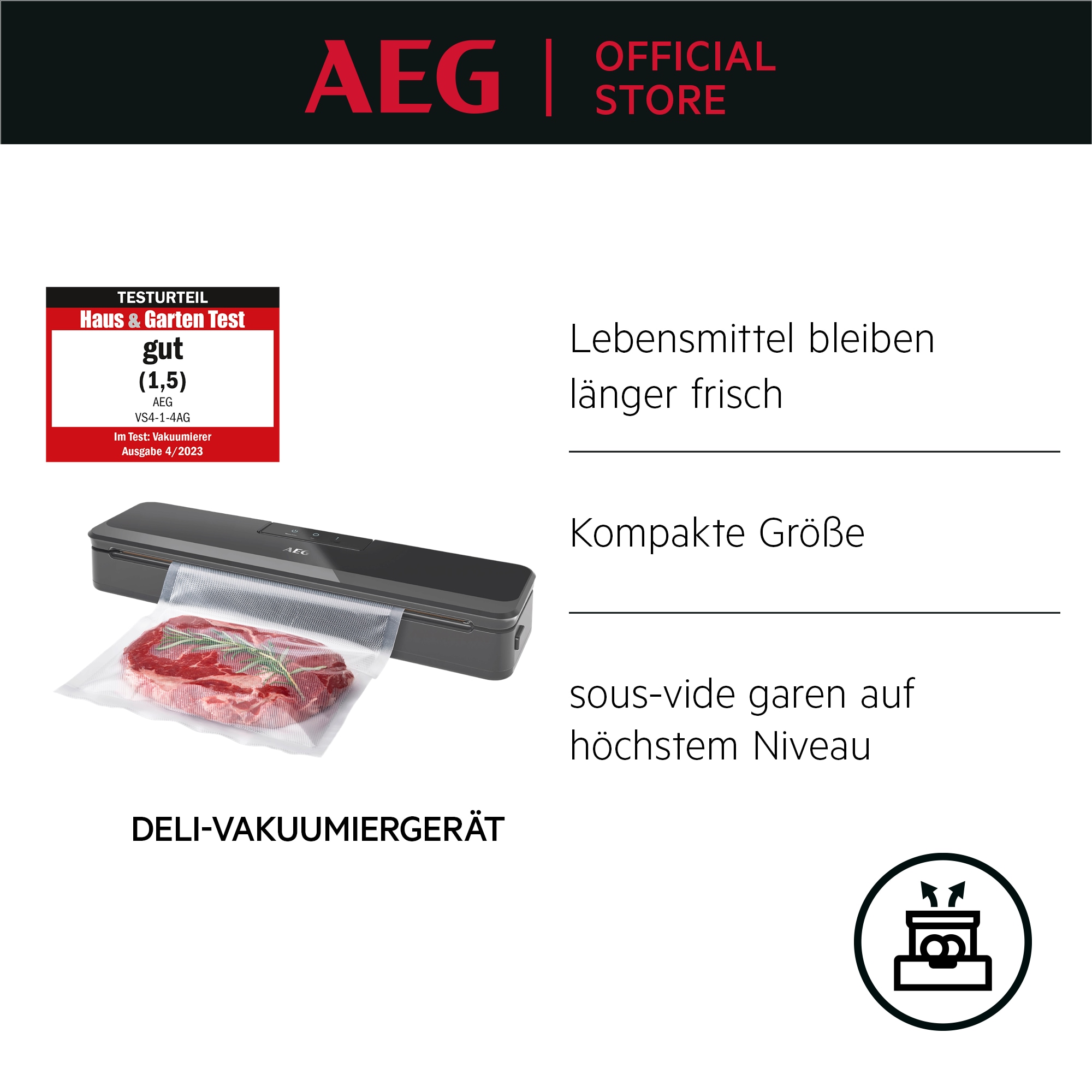 AEG - Vakuumiergeräte - VS4-1-4AG