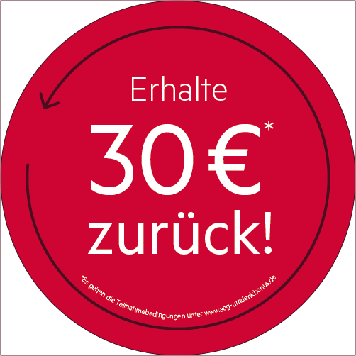 Erhalte 30 € Umdenk-Bonus